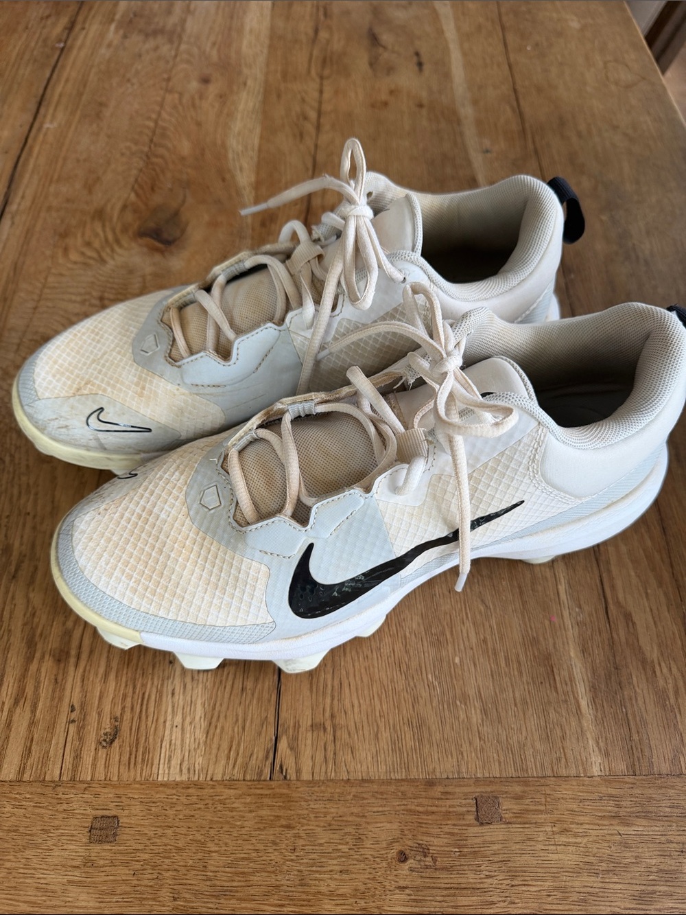 Nike Mens Force Trout 9 White Baseball Cleats Shoes Size 10